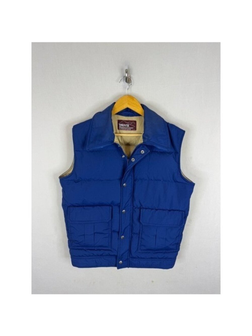 Vintage Inuvik Outdoor Gear Blue Puffer Vest Goose Down Quilted Mens Medium